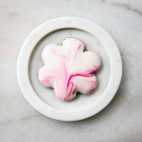Iced Chocolate Vanilla Flowers