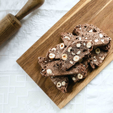 Chocolate Orange Hazelnut Biscotti - Phillippa's Bakery