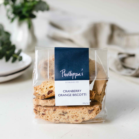 Cranberry Orange Biscotti - Phillippa's Bakery