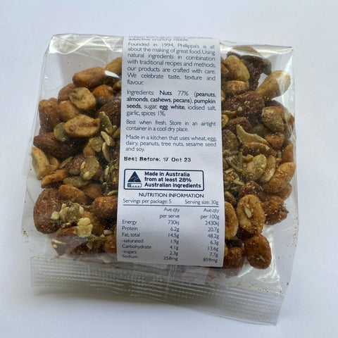 Herbed Spiced Nuts - Phillippa's Bakery