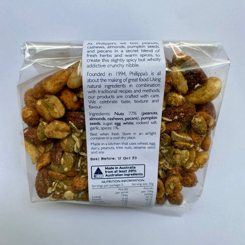 Herbed Spiced Nuts - Phillippa's Bakery