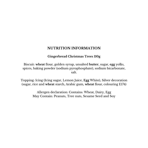 Gingerbread Christmas Trees - SOLD OUT - Phillippa's Bakery