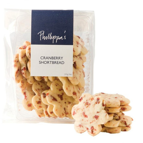 Cranberry Shortbread - Phillippas Bakery