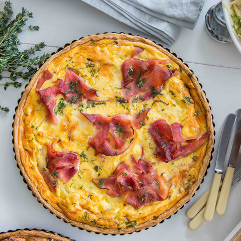 Ham & Cheddar Savoury Tart (Armadale only) - Phillippa's Bakery