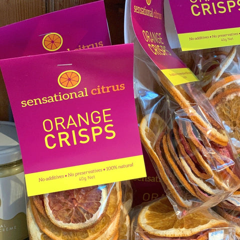 Orange Crisps - avail. at Armadale & Brighton - Phillippa's Bakery