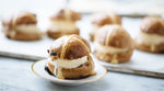 Hot Cross Bun Ice-Cream Sandwiches