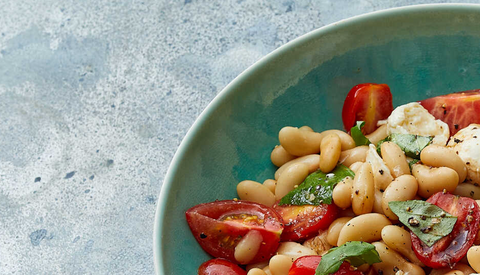 White Bean Salad with Sun Dried Tomato Dressing