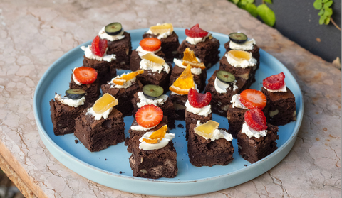 Belgian Chocolate Brownie Petit Four