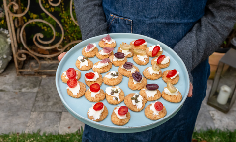 Phillippa's Parmesan Sablé Canapés
