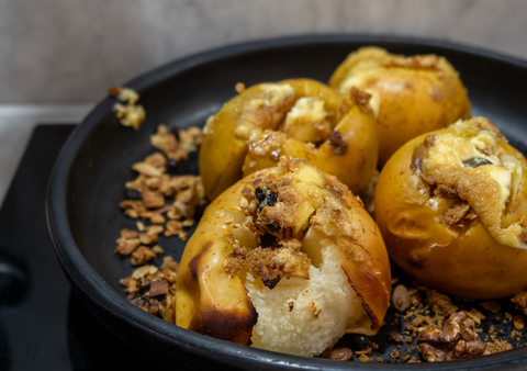 Baked Apples with Phillippa's Cinnamon & Walnut Granola
