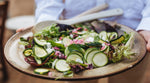 Cured Zucchini Salad with Pickled Red Onion