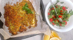 Dukka Crusted Snapper & Tomato Herb Salad