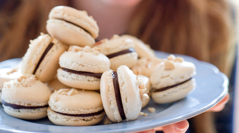 Sophie's Peanut & Salted Chocolate Macarons