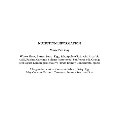 Mince Pies Catering Pack (x 32) - Click & Collect