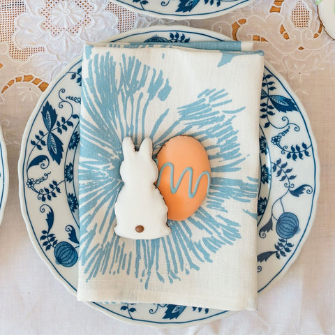 Chocolate Vanilla Bunnies with white icing