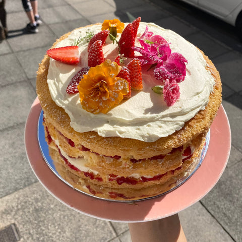 Berries & Cream Layered Cake (from Armadale only)