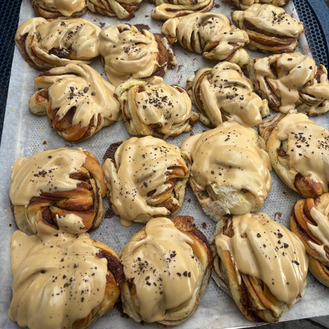 December Limited Edition Bun - Espresso Glaze