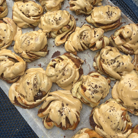 December Limited Edition Bun - Espresso Glaze