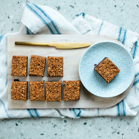 Salted Peanut Praline Brownie