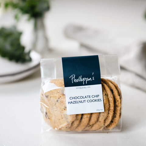 Chocolate Chip Hazelnut Cookies - Phillippa's Bakery