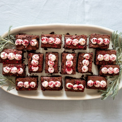 Belgian Chocolate Brownie Slice (Catering)