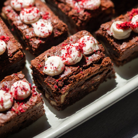 Belgian Chocolate Brownie Slice (Catering)