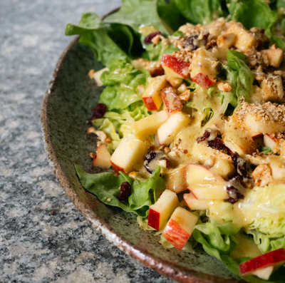 Butter Lettuce Wedges with Herbed Spiced Nuts