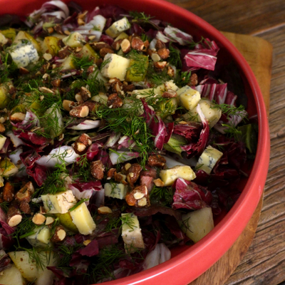 Raddichio with Blue Cheese & Pear