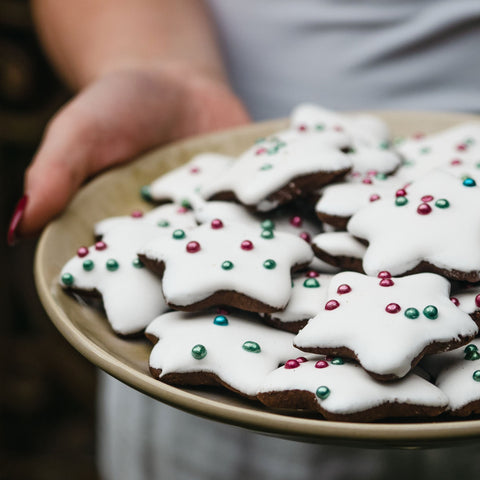 Iced Chocolate Stars