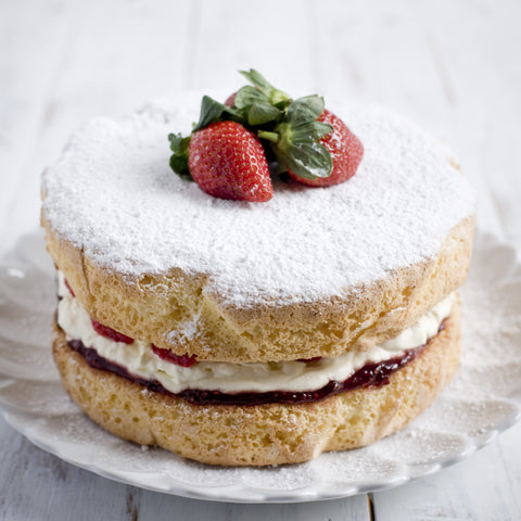 Victoria Sponge Cake with Raspberry & Cream (collect from Armadale only) - Phillippa's Bakery